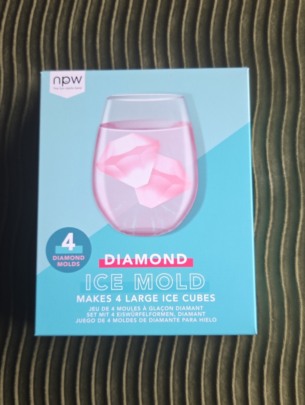 Pink Diamond Ice Mold